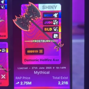 demonic hellfire axe