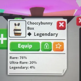 50x choccybunny box