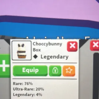 100x choccybunny box