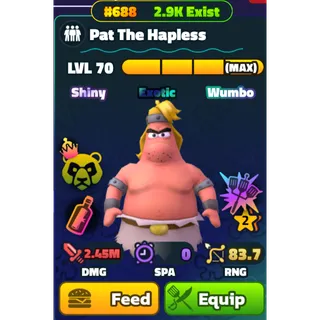 SW STAR 2 GOLD SERIAL PAT THE HAPLESS