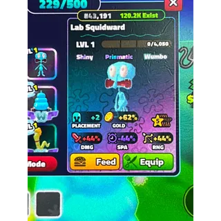 5 STAR SW LAB SQUIDWARD 