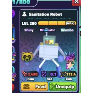 SS SW MAX LVL SANITATION ROBOT 