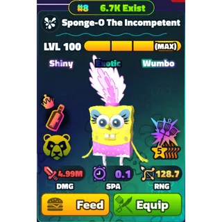 SPONGE OCOMPETENT SW STAR 5 #8 RAIMBOW