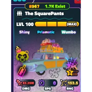 sw star 5 the squarepants GOLD SERIAL #967