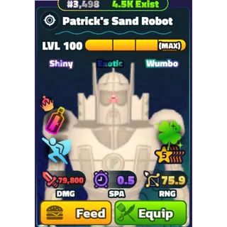 OLD EXOTIC UNIT PATRICK SAND SW STAR 5