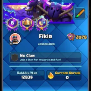 Top Tier Clash Royale Account