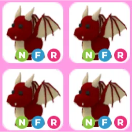 adopt me 4 NFR dragons