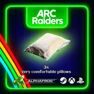 ARC RAIDERS - 3 x VERY COMFORTABLE PILLOWS