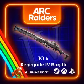 ARC RAIDERS - 10x RENEGADE IV 130/130 FULL DURABILITY BUNDLE
