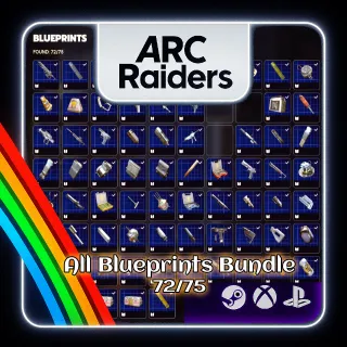 ARC RAIDERS - 🔥🔥ALL BLUEPRINTS BUNDLE (72/75) 🔥🔥