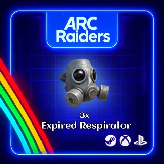 ARC RAIDERS - 3x EXPIRED RESPIRATOR