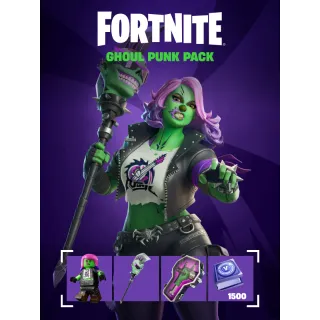 Fortnite - Ghoul Punk Pack + 1,500 V-Bucks Challenge Any Platform GLOBAL 