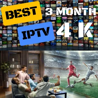 lPTV 3 MONTH 4K Worldwide Channels +16K Live CHANNELS and sports +60k VODS All Devices