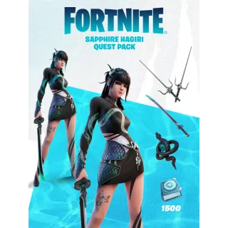 FORTNITE: SAPPHIRE HAGIRI QUEST PACK Any Platform GLOBAL 