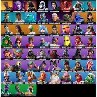 Fortnite Account | 58 Skins | Travis Scott | Axe of Champions | Petrol Pump | Wakandan Salute