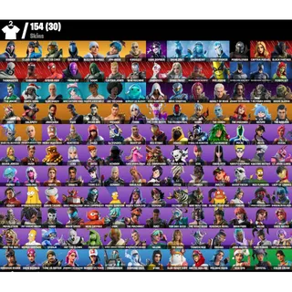 Fortnite Account - 154 Skins | Master Chief + Leviathan Axe + Jun-Hwan + Kingsley | 100 V-Bucks | PC/XBOX/PSN | Full Access