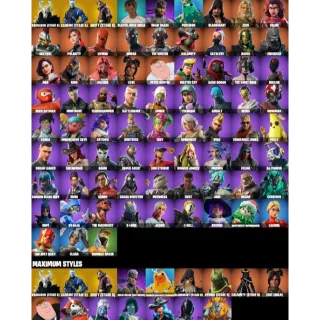 FORTNITE ULTIMATE OG ACCOUNT PC/PSN/XBOX / 75 Skins / Laugh It Up /Rogue Agent / Ragnarok (Stage 6) / Carbide (Stage 5)