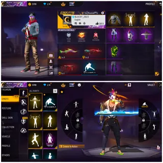 Free Fire Account - Platinum | Level 62 | 3,800+ Likes | Naruto 2.0 Bundle | 200+ Vault Items | Google Linked | Fast Delivery