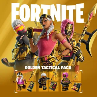 FORTNITE GOLDEN TACTICAL PACK 