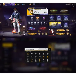 Free Fire Account - Silver | Level 66 | 7,050+ Likes | 5 Year Badge | 2 Evo Guns (AK47+MP40) | Google Access | Fast Delivery