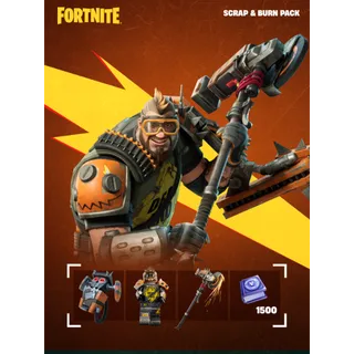 Fortnite - Scrap & Burn Pack + 1500 V-Bucks Challenge