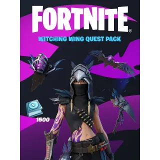 Fortnite - Witching Wing Quest Pack + 1500 V-Bucks ALL Platform GLOBAL 