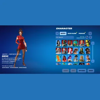 Fortnite Account - DEMI + LARA CROFT 294 Skins | 248 Pickaxes (Leviathan Axe) | 217 Emotes | Account Level 3,510 | Full Access