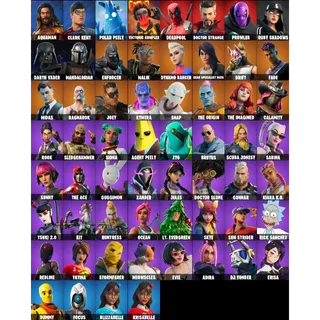 FORTNITE OG ACCOUNT | 67 SKINS | DRIFT + MIDAS | FULL ACCESS