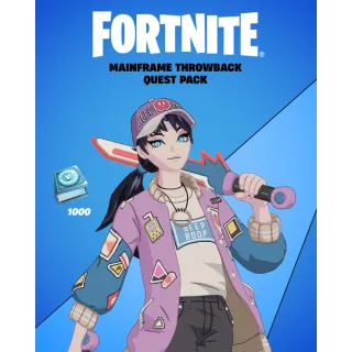 FORTNITE - MAINFRAME THROWBACK QUEST PACK Any Platform GLOBAL 