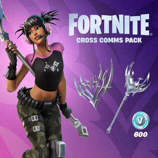 FORTNITE - CROSS COMMS PACK + 600 V-BUCKS ALL PLATF0RM
