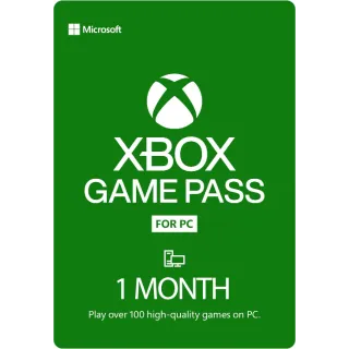 Xbox Game Pass for PC 1 Month