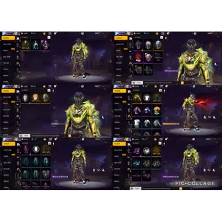Free Fire LATAM Account - Bronze | Level 24 | Midnight Rider Head + Naruto Items + Tea Time Emote | Prime LV1 | FULL Access