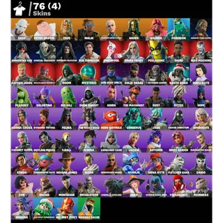 Fortnite OG Account - 76 Skins | General Grievous + Poe Dameron + Dill With It + My Cabbages! | Full Access 