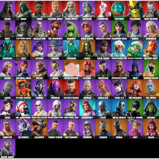 FORTNITE Account | 90 Skins | OG OMEGA + LOSERFRUIT | Full Access