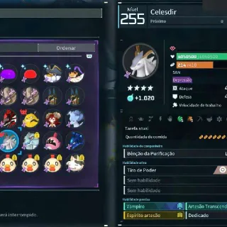 pack with 20 Pals 255 Lvl