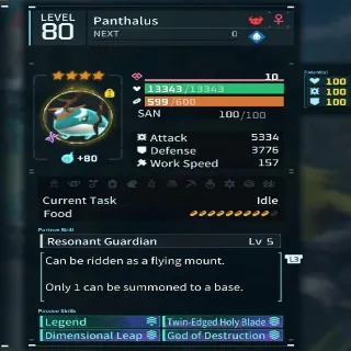 PALWORLD Pack 150 Pals Lvl 80 Fullupgraded