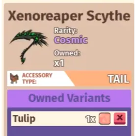 Xenoreaper Scythe - Horse Life