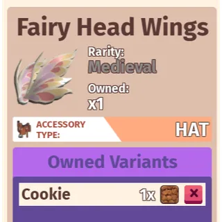 Fairy Head Wings - Horse Life