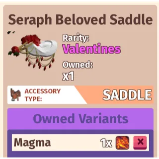 Seraph Beloved Saddle - Horse Life
