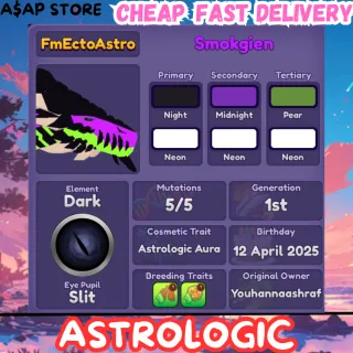 ASTROLOGIC SMOKIGEN | DRAGON ADVENTURES