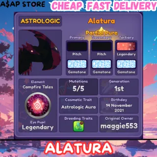 ALATURA ASTROLOGIC | DRAGON ADVENTURES