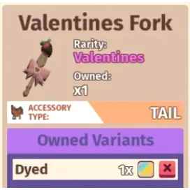 Valentines Fork - Horse Life