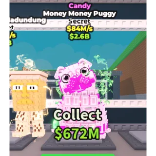 Candy Money Money Puggy 84M/s | Steal A Brainrot - Fast Delivery 🔥