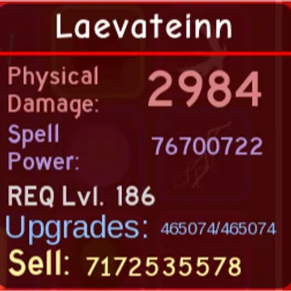 Laevateinn 76.7 POT