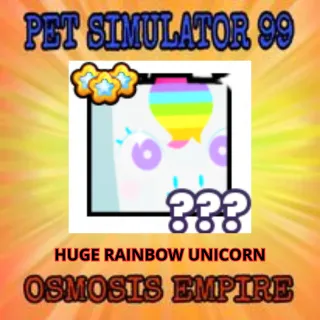 HUGE RAINBOW UNICORN