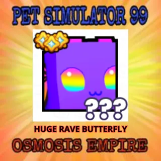 HUGE RAVE BUTTERFLY