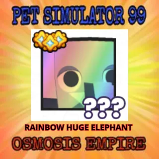 RAINBOW HUGE ELEPHANT