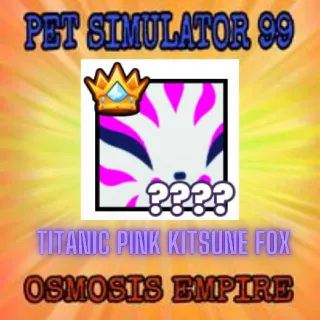 TITANIC PINK KITSUNE FOX