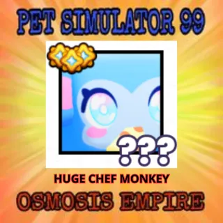 HUGE CHEF MONKEY