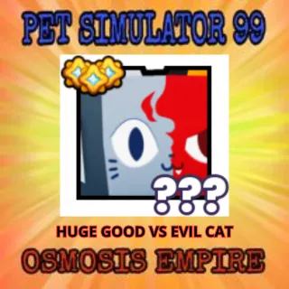 HUGE GOOD VS EVIL CAT